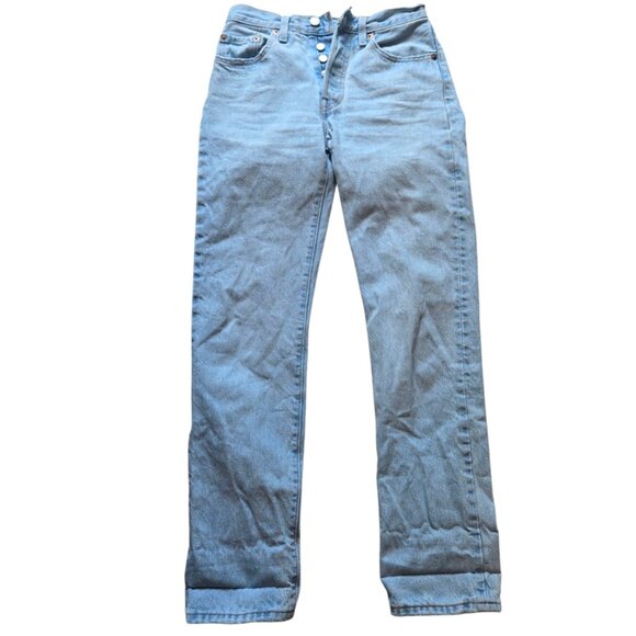Levi's Denim - Levi's 501 Original Fit Women's Jeans Size 24x30 High Rise Button Fly Ojai Lake